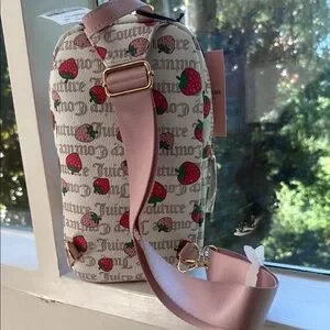 Juicy Couture Cream and Pink Strawberry Backpack Juicy Couture | Bags | Juicy Couture Cream And Pink  main image 2